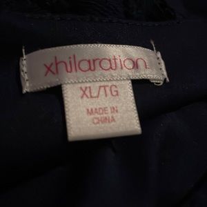 Navy blue Xhilaration lace dress (missing belt)